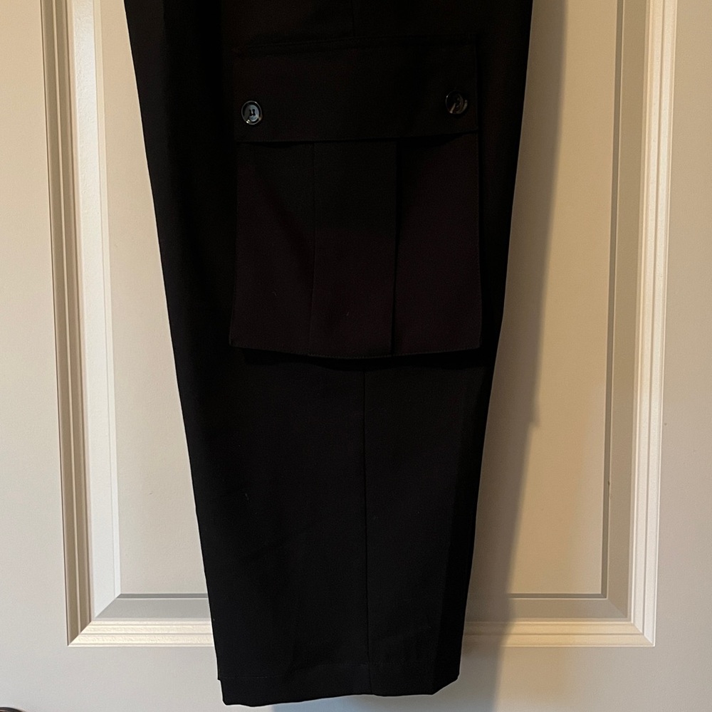 Women’s black dress cargo pants, NWOT